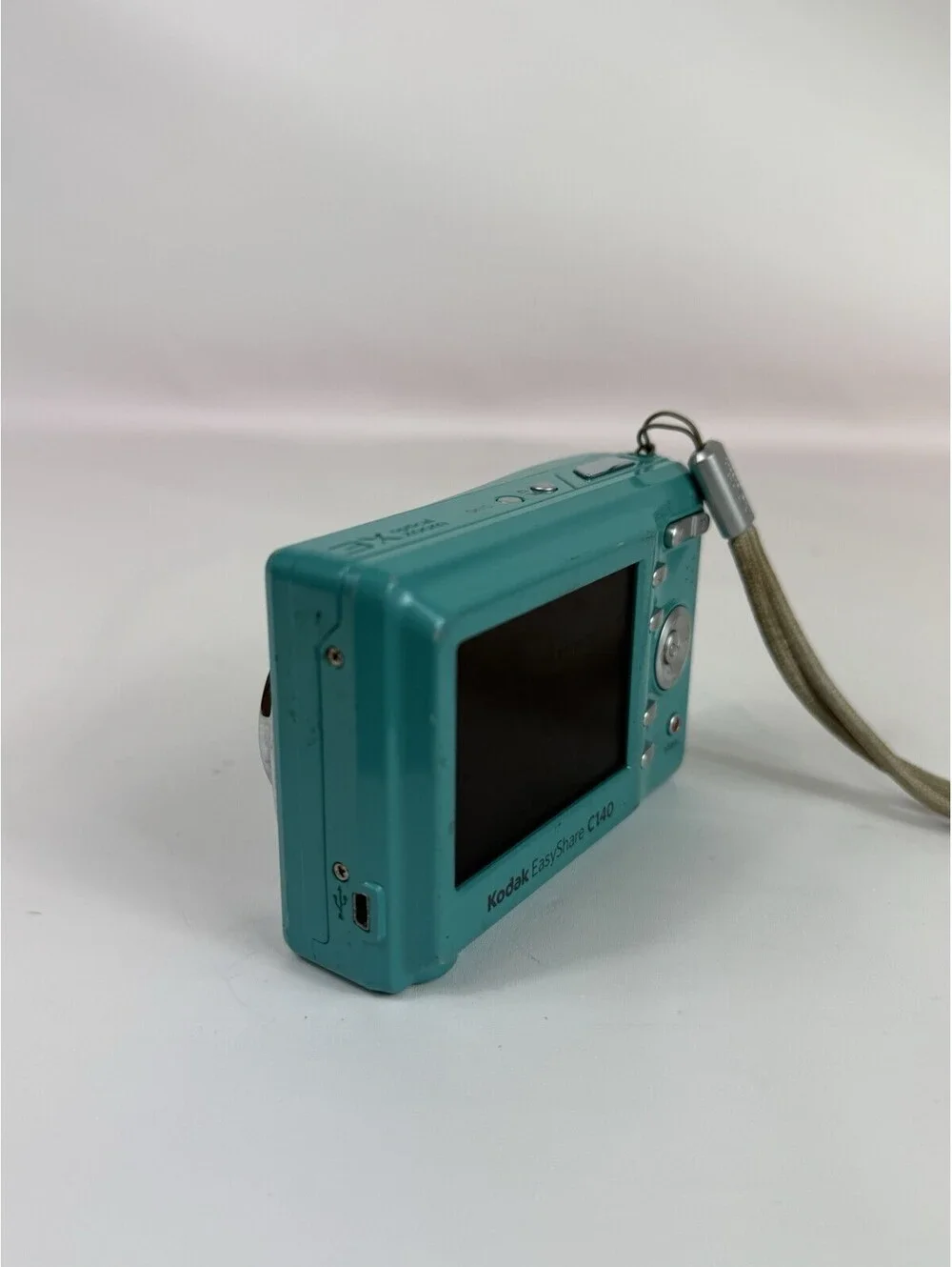 Kodak EasyShare C140 8.2MP Digital Camera - Teal Blue Aqua For Parts